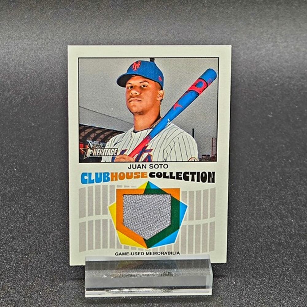 Juan Soto Clubhouse Collection Game Used Relic New York Mets Star